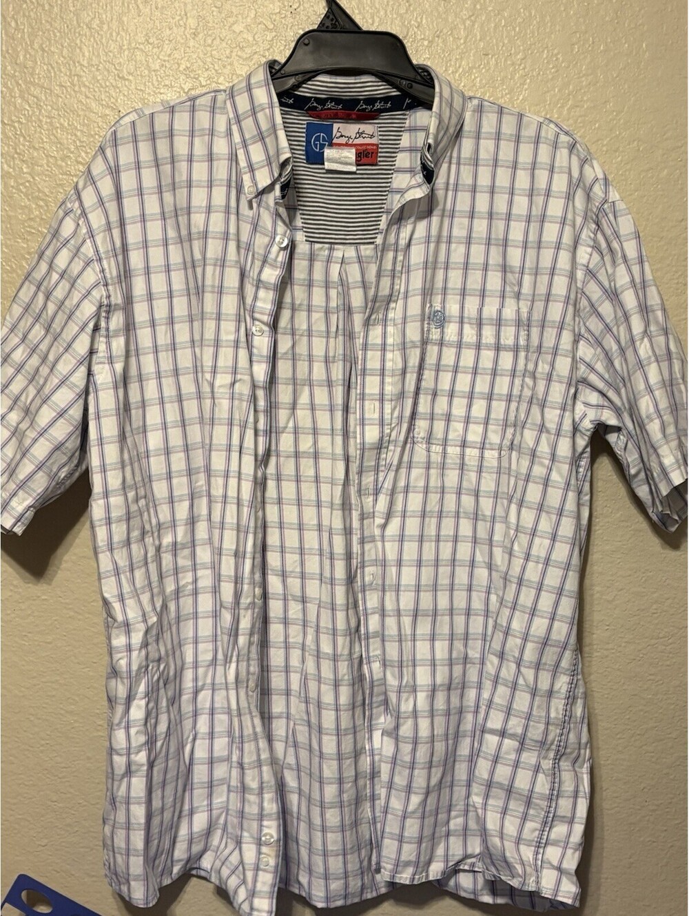 George Strait Wrangler Cowboy Cut Plaid Button Down Shirt Men’s XXL 2XL Western
